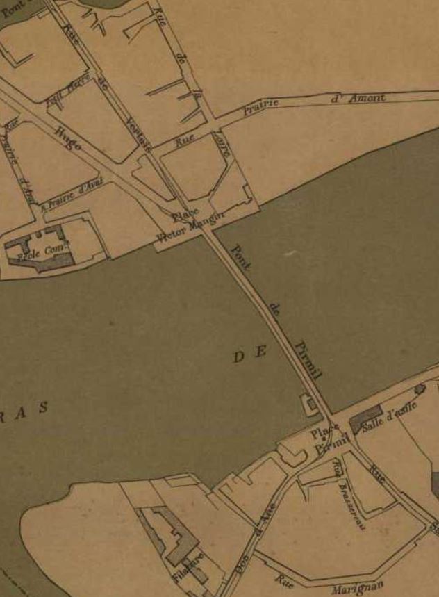 Plan de la ville de Nantes, 1900, dressé par Justin Vincent.JPG